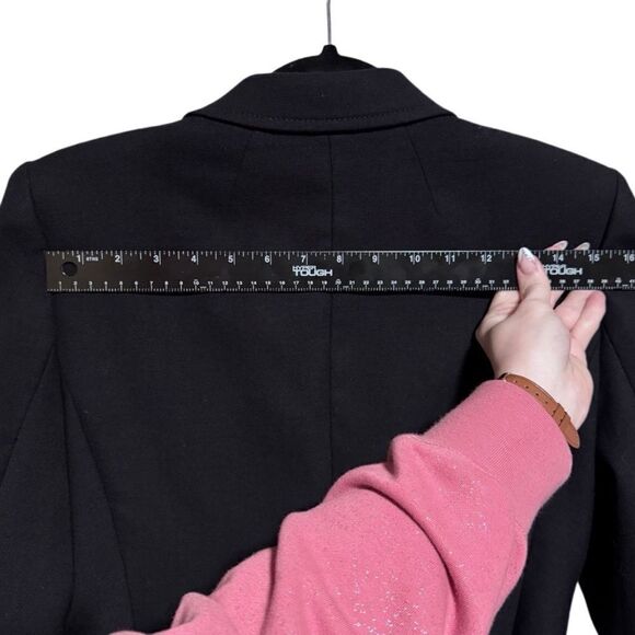 J CREW- Rhodes Two Button Blazer in 100% Italian Wool Wrinkle Resistant Black, 8 - Picture 12 of 16